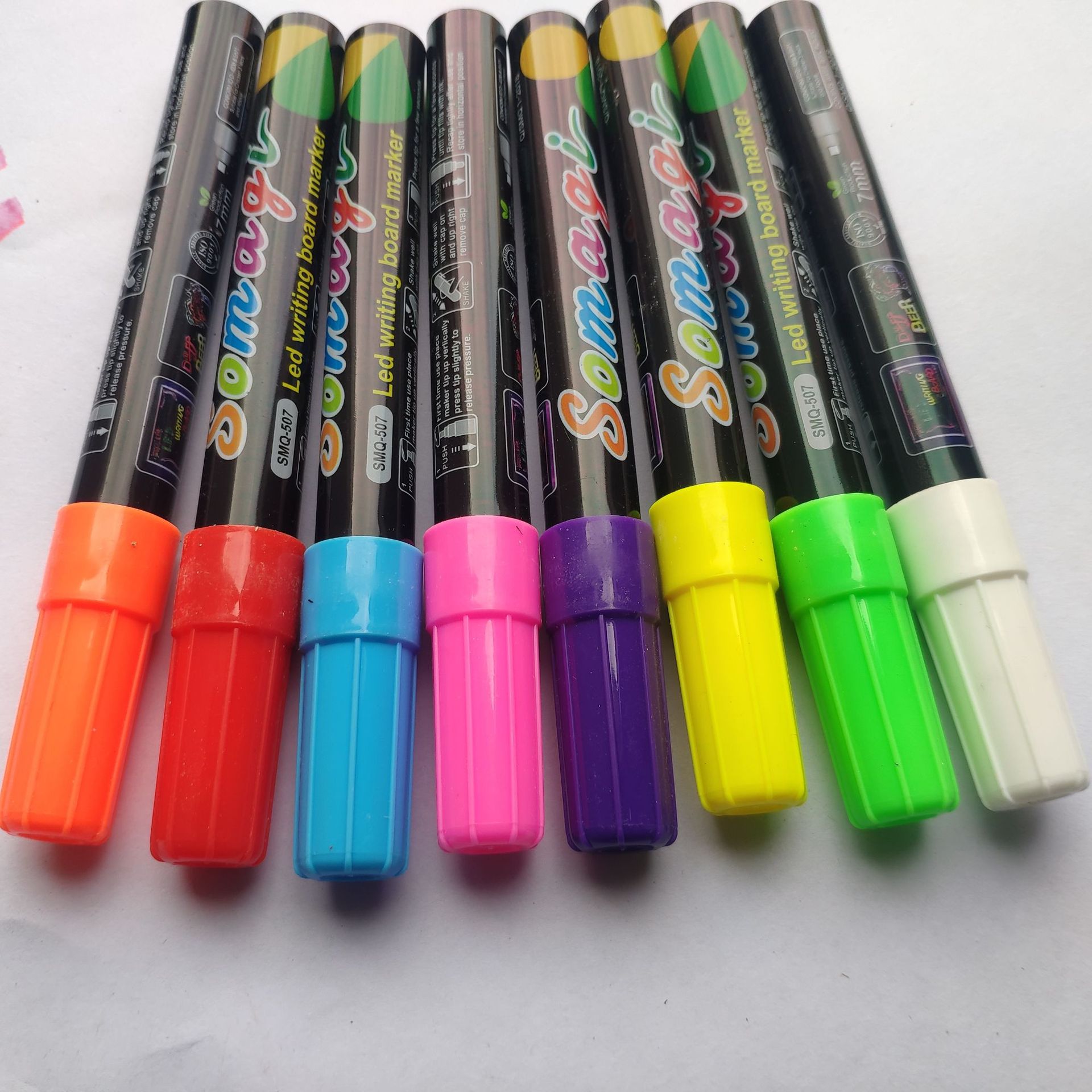 荧光板专用笔荧光笔led电子发光小黑板笔广告牌可擦玻璃pop笔白板