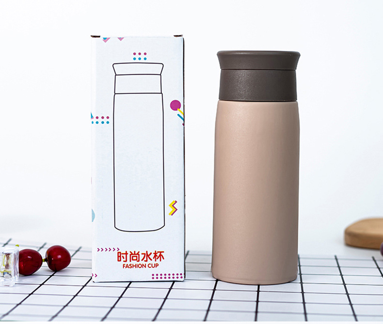 批发双层隔热玻璃水杯彩色广告促销礼品杯定制logo时尚玻璃杯