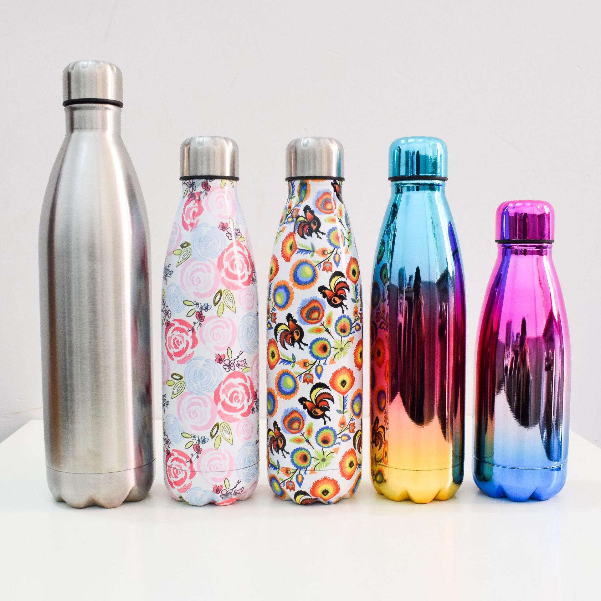 外贸出口美国单双层不锈钢可乐瓶保温杯子弹头杯子礼品促销水杯