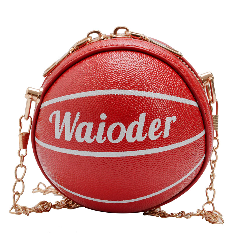 Fashion Personality Male and Female Baby Small Change Purse New Basketball Small round Bag Street Hip-Hop Boy Crossbody Bag