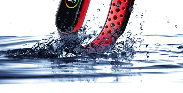 适用于小米手环5表带双色耐克风小米手环5腕带 小米手环5替换腕带