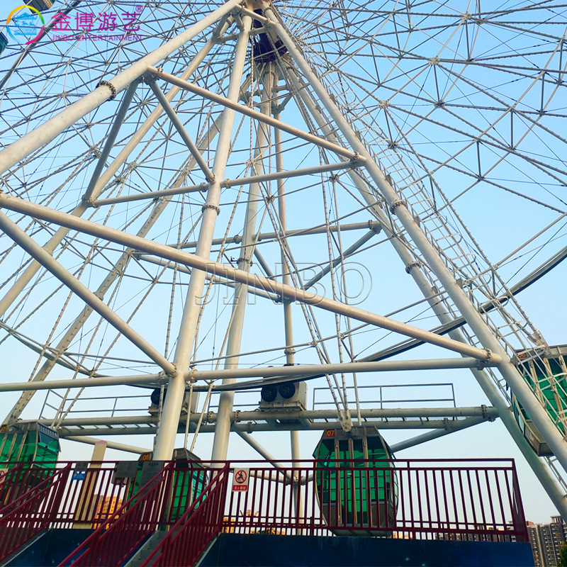 亲子农庄直径50米的大型摩天轮游艺设施 沈阳金博定制厂家造价