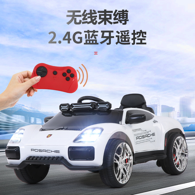 New Children's Electric Car Remote Control Double Drive Electric Car Children's Toy Car Can Sit People Baby Car Customization