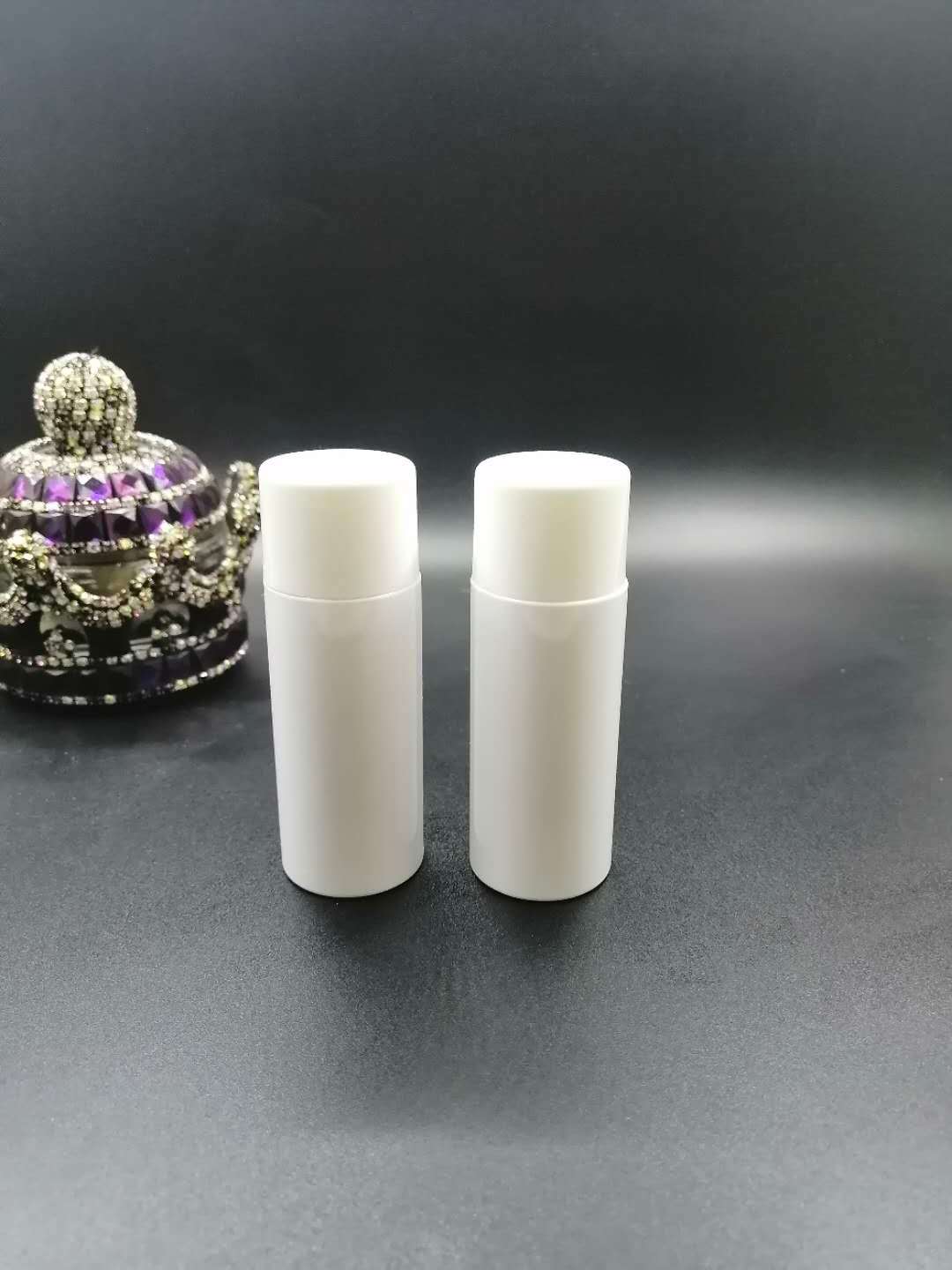 厂家供应30毫升pet双层盖塑料瓶保湿水乳液旅行装分装喷雾防晒瓶