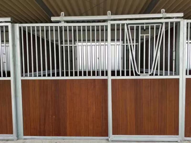 凡泰马场设备马厩马房门防腐竹木板户外重竹强化复合地板