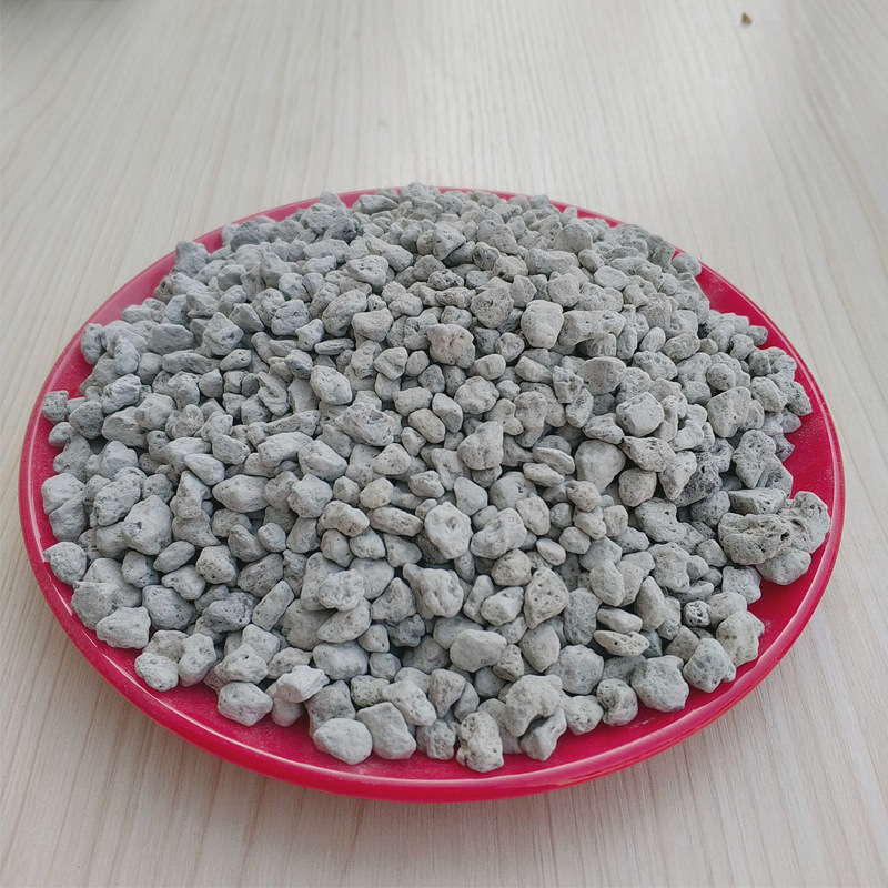 供应轻石火山岩浮石 白色轻浮石盆栽种植轻石 多肉垫底石