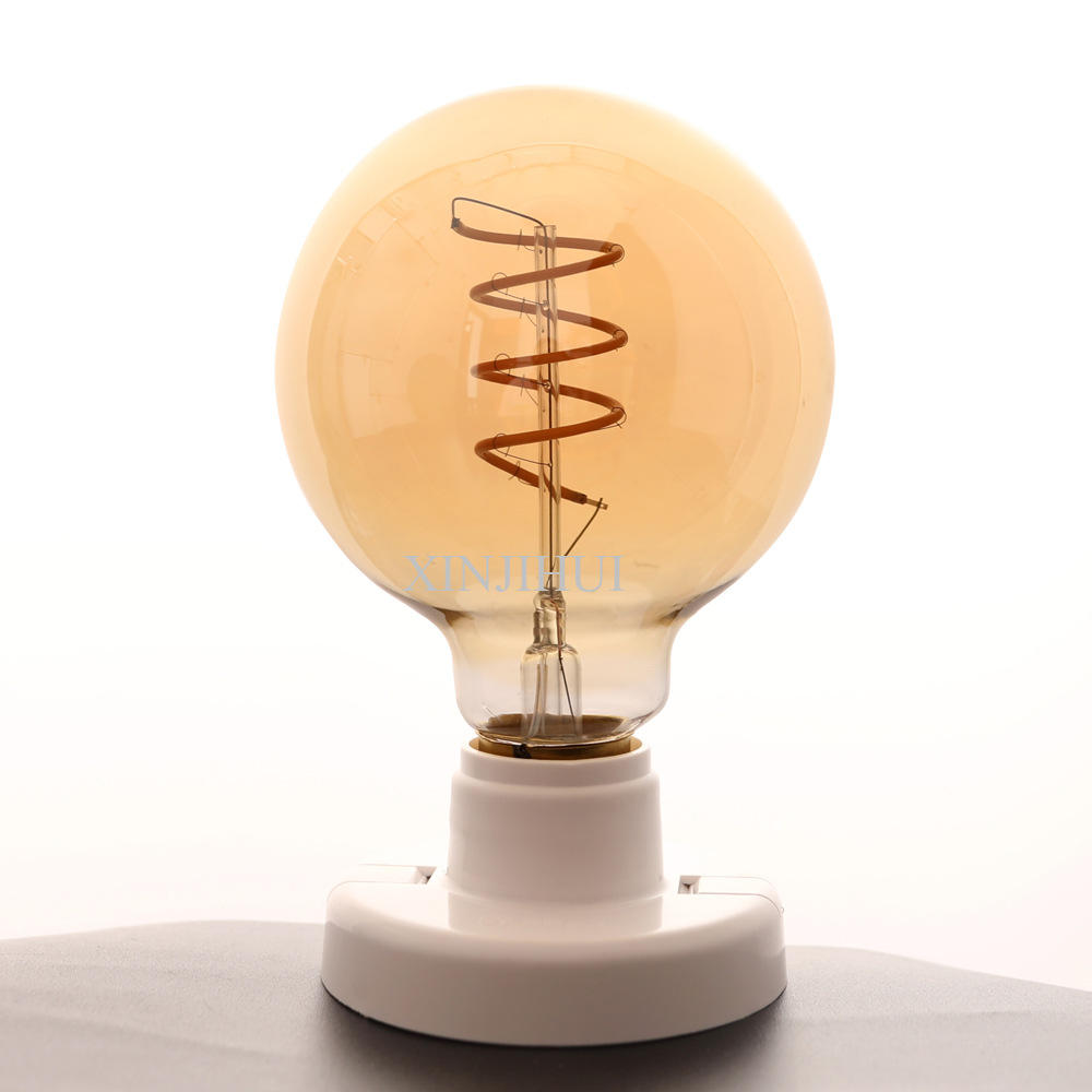 led仿古灯泡爱迪生装饰白炽灯钨丝灯g80 g95 g125 g200复古可调光