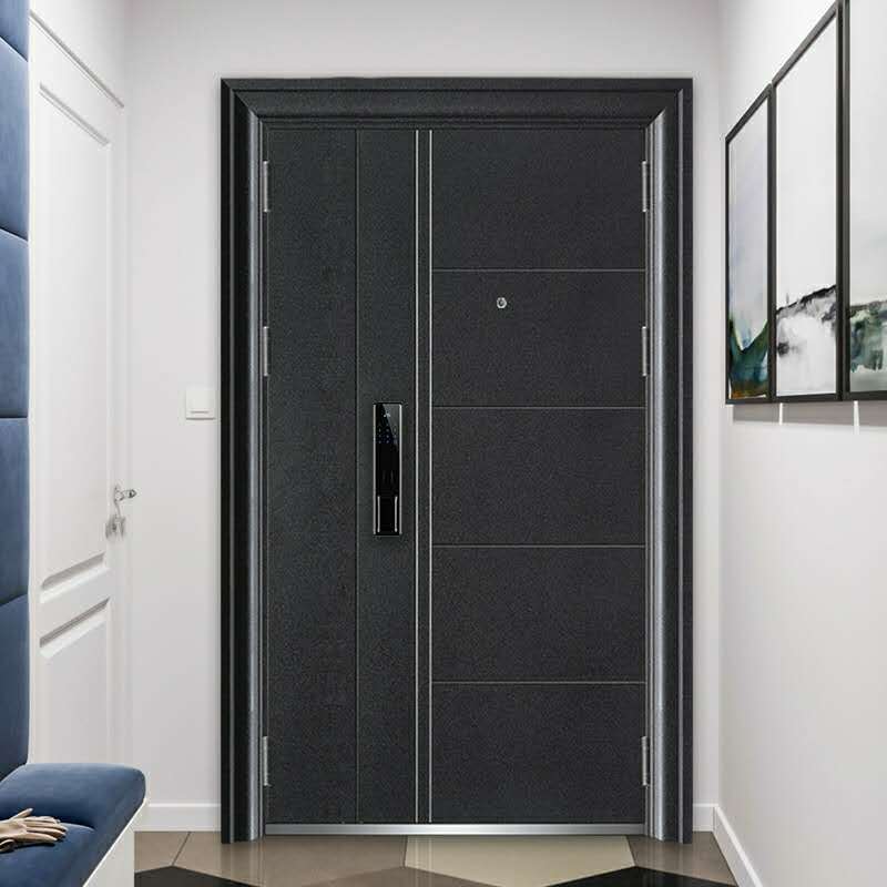 厂家直销防盗大门仿真铜门农村自建别墅客厅安全门豪华对开进户门