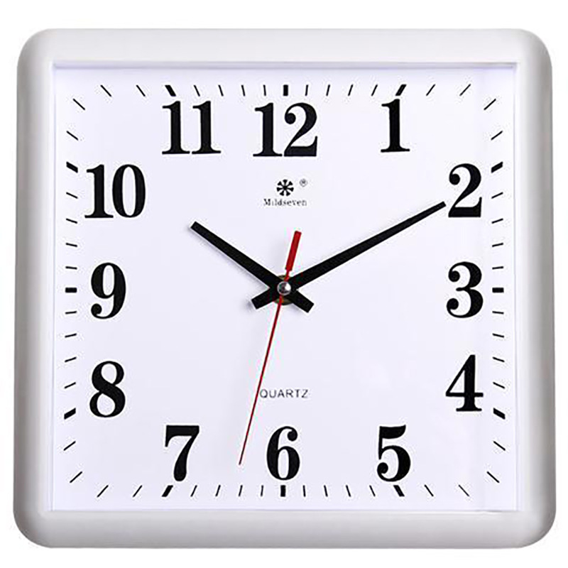 Square Electronic Wall Clock Living Room Mute Clock Home Creative Fashion Art Calendar Quartz Clock Pocket Watch