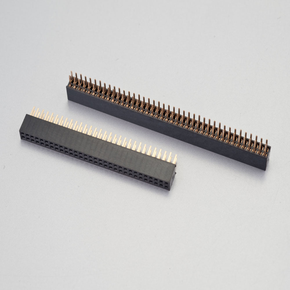 54排母 2*20pin排母连接器2*2p/3p/4p/-40p塑高8.5排座连接器