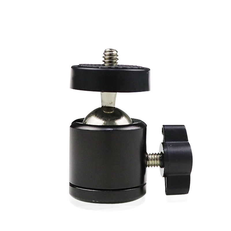 云台直播支架云台 相机1/4牙3孔万向球形云台支架云台