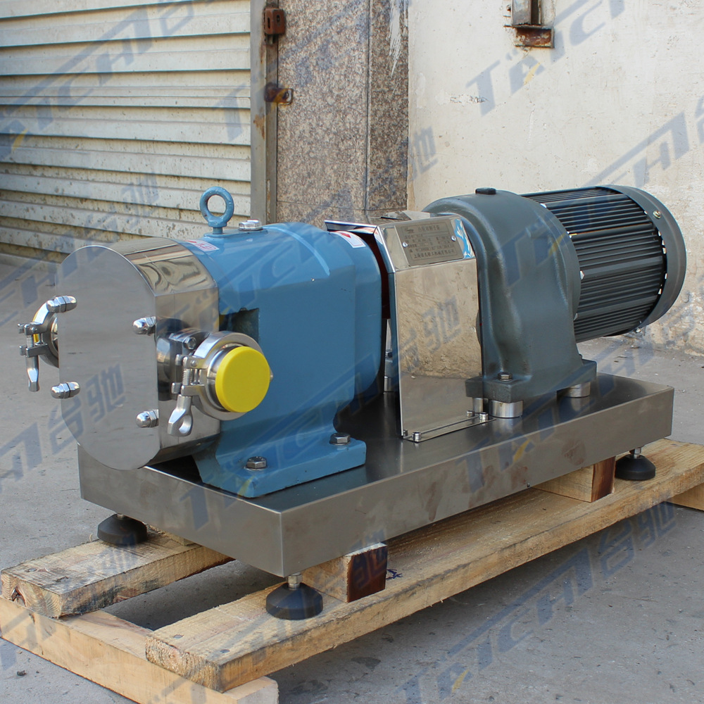 转子泵不锈钢 凸轮式双转子泵 高粘度转子泵 齿轮减速转子泵