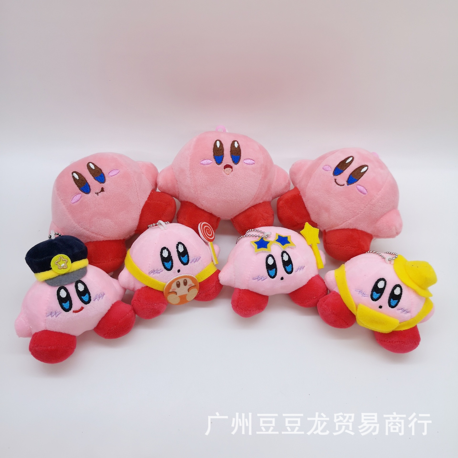 4-Inch 10cm Amazon Kirby Kirby Doll Small Pendant Keychain Plush Toy Doll