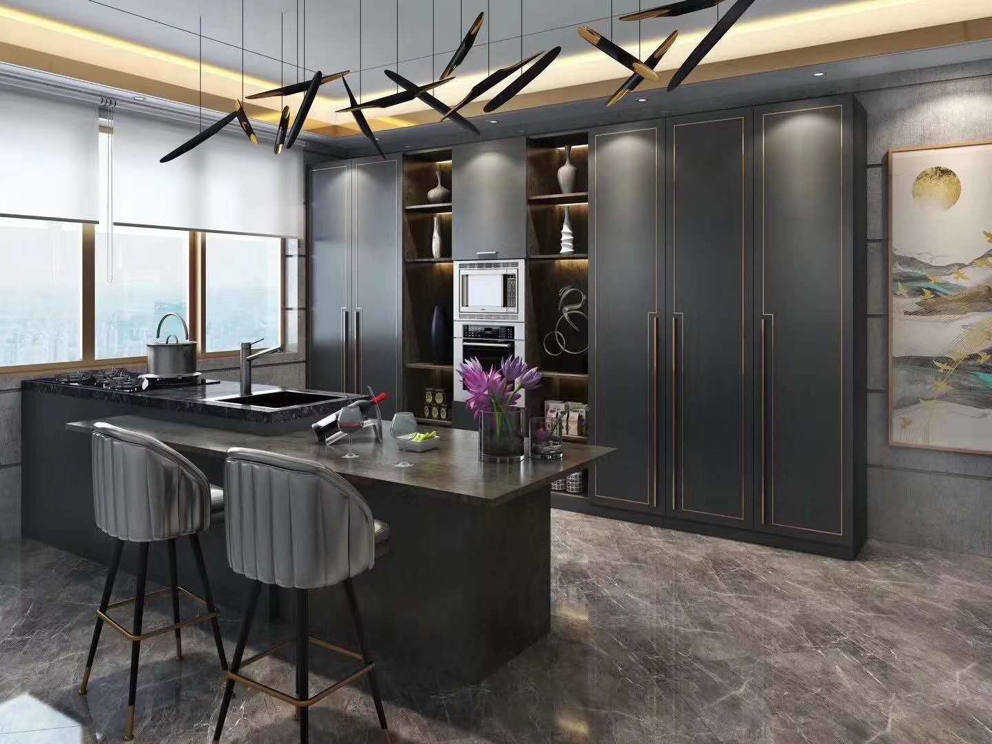 克尼扶私米云石板门板新款新材厂家直销门板橱柜门板橱柜门板