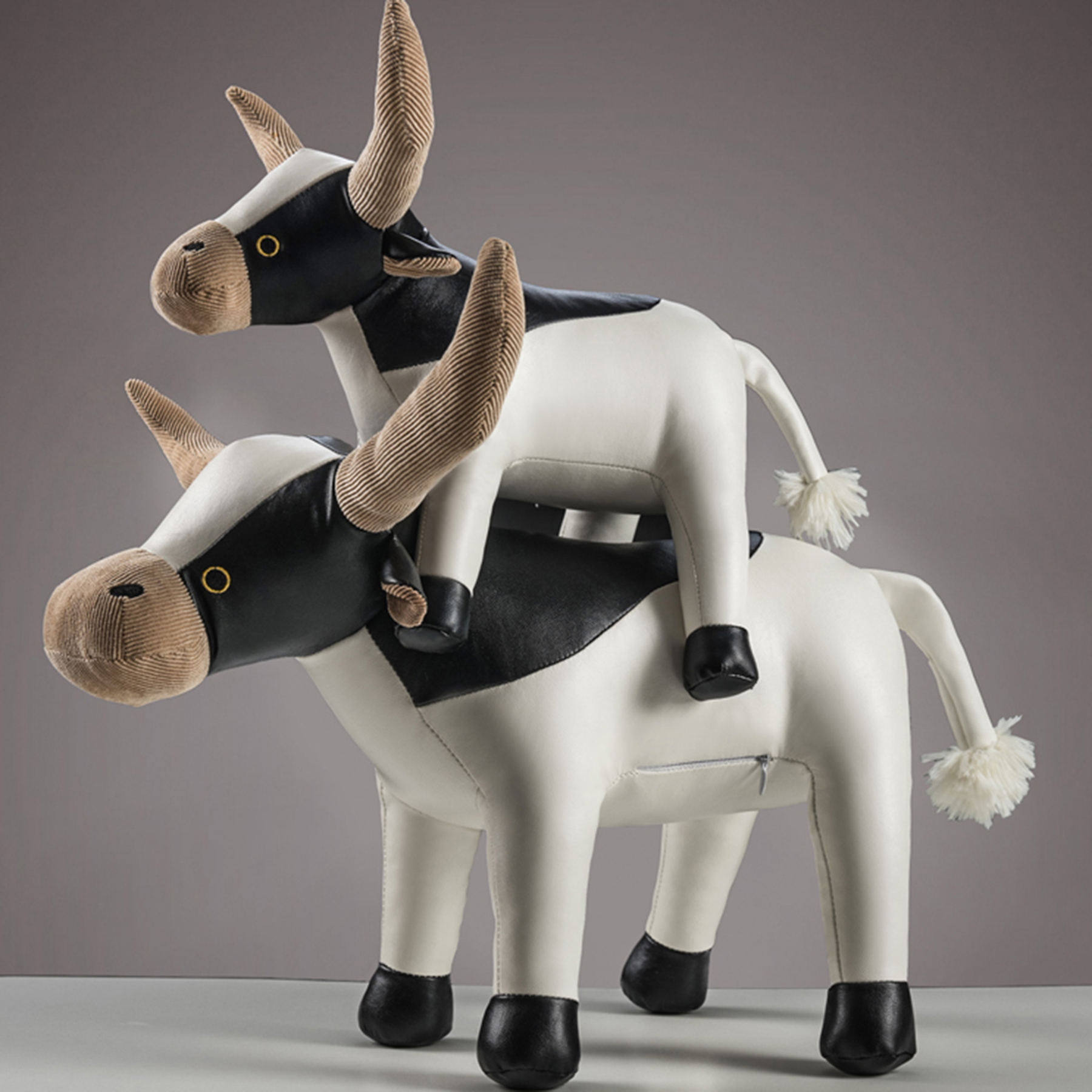 牛年吉祥物公仔毛绒玩具玩偶摆件装饰简约活动礼品生肖牛新年礼物