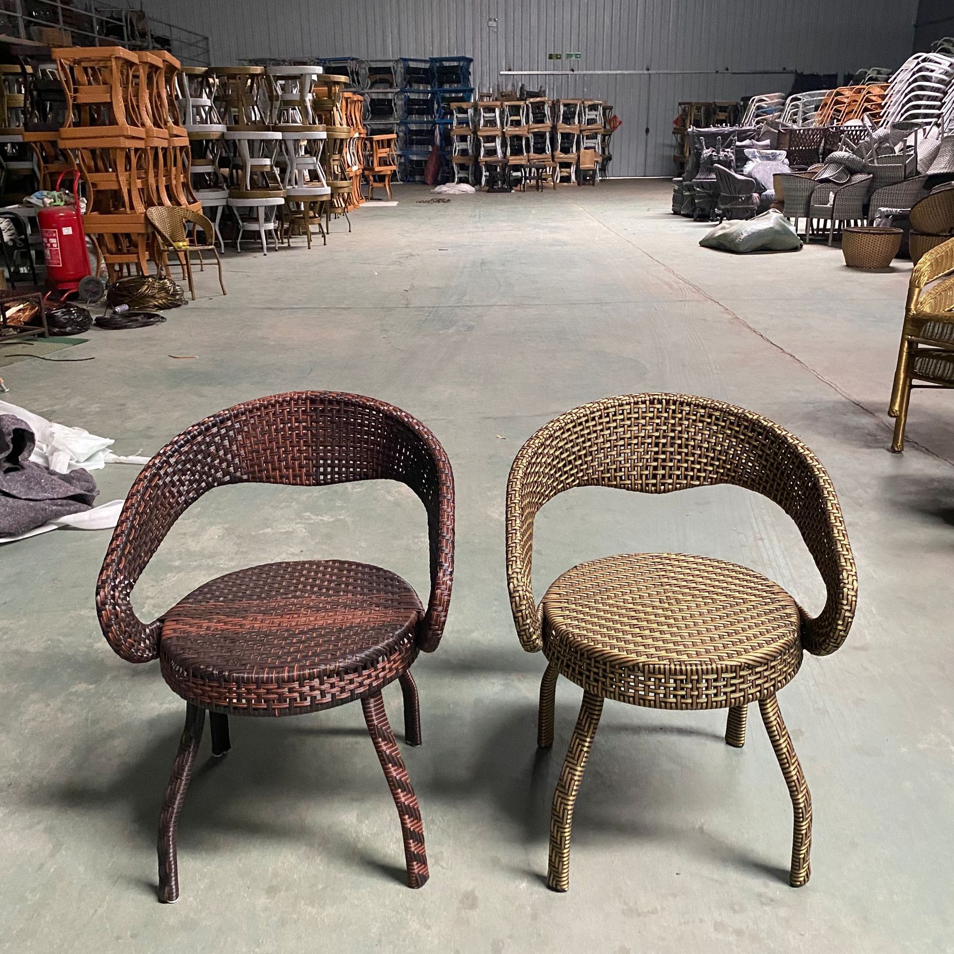 阳台小桌椅藤椅三件套户外单人靠背椅子家用简约室外休闲茶几组合