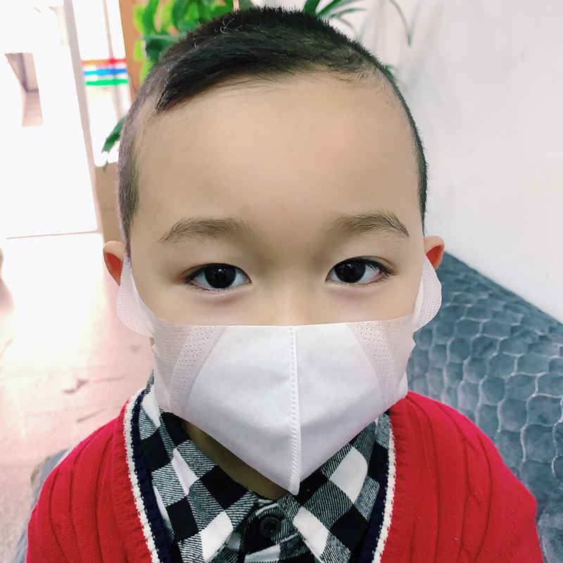 学生儿童口罩白色3d立体3层民用防护小孩子口罩一次性宝宝口罩