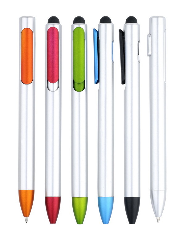 pen好价便宜按动触控触摸触屏手机电容手写喷漆标杆细腰杆圆珠笔