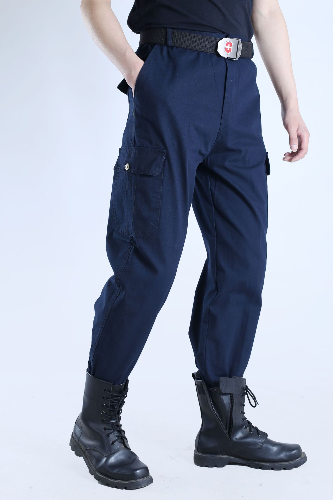 劳保工作裤男秋季耐磨电焊宽松工作服上班工装裤男士迷彩长裤子男