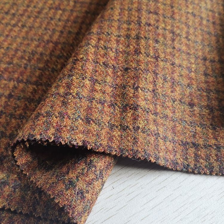 供应全毛格子花呢