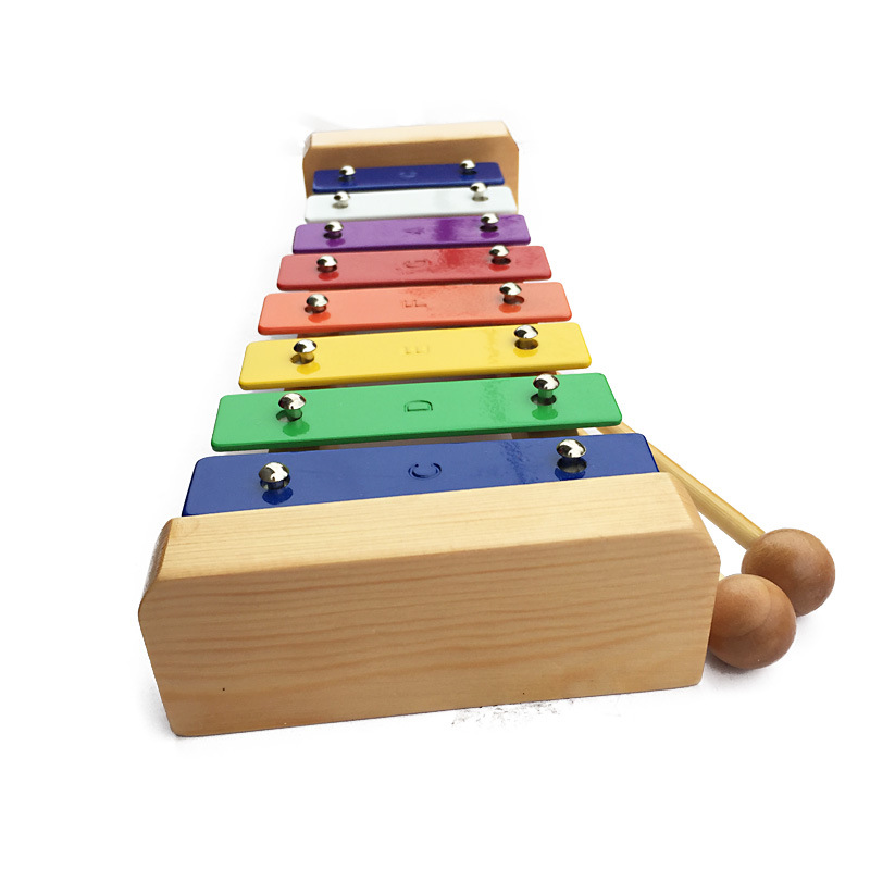 奥尔夫儿童打击乐器彩色8音敲琴奥尔夫金属八音琴幼教音乐乐器琴