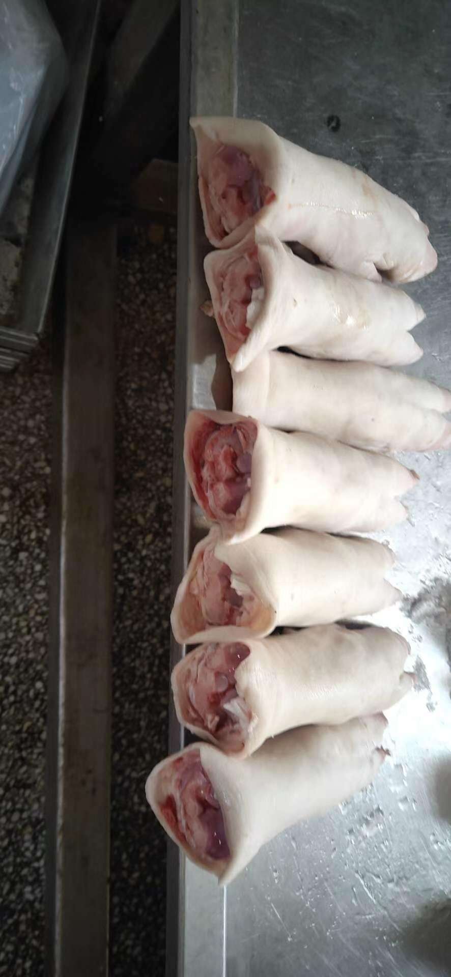 冻猪后蹄 去筋猪蹄 大小均匀 成色新鲜