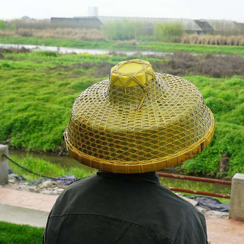 广西海南风情特色斗笠帽渔民帽防雨防晒农民采茶装饰表演舞蹈钓鱼