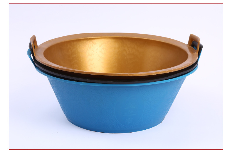 建筑装修工地用加厚提灰盆 多色可选永顺建筑塑料泥灰桶泥灰盆