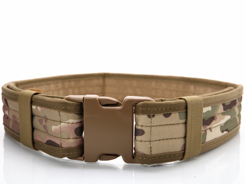 外运动战术2寸腰带 男士迷彩服装备尼龙外腰带 cs训练执勤腰带