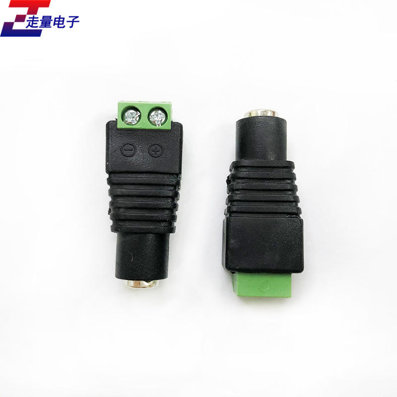 厂家有销dc母头5.5x2.1mm 插头免焊接 监控摄像头电源dc接头dc头