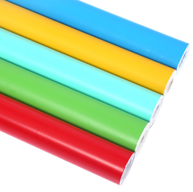 即时贴幼儿园环创材料手工制作装饰墙纸壁纸彩色自粘45cm墙壁贴纸