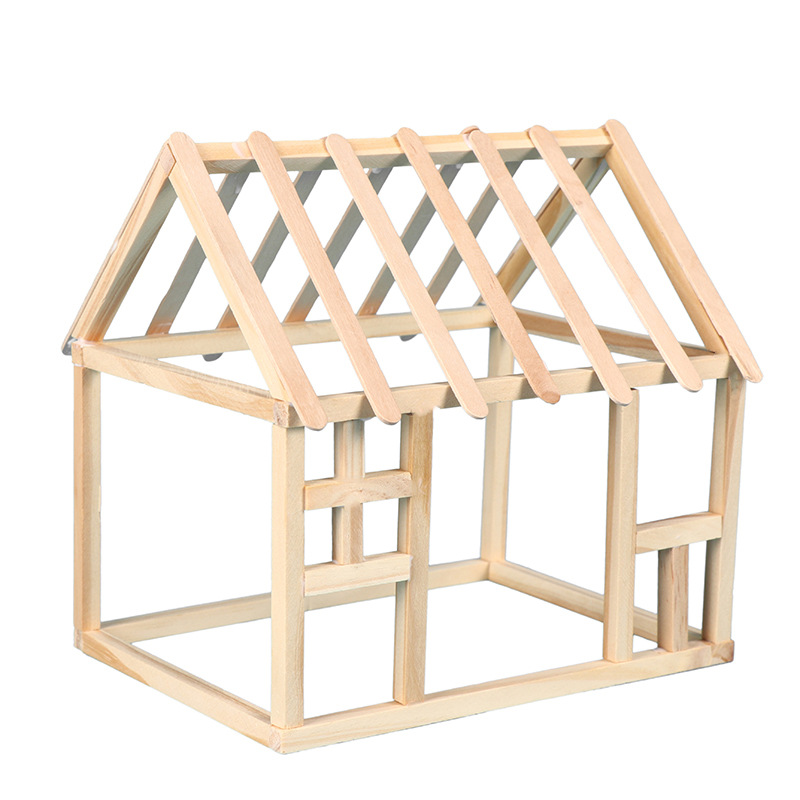 学生手工制作材料包小学生科学实验玩具diy创意小发明小木屋模型