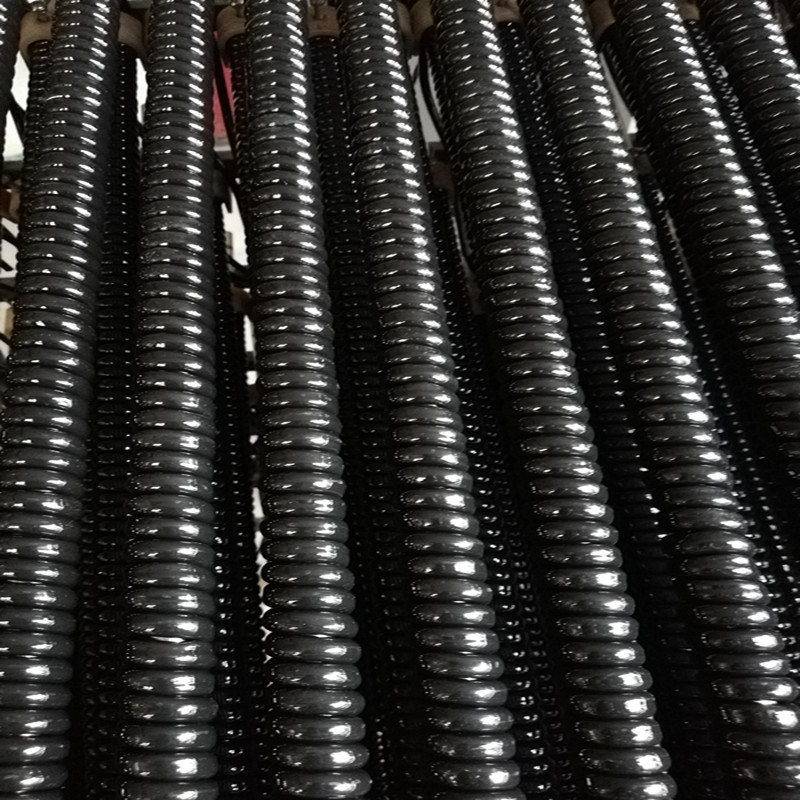 弹簧线厂家 pu伸缩螺旋线1~10a1.25平方纯铜电源线 2芯3芯弹簧线