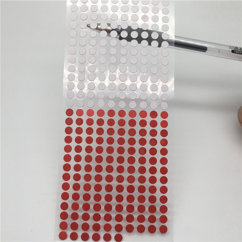 厂家遇水变红标签滴水变色防伪标签水感标签防水标现印刷