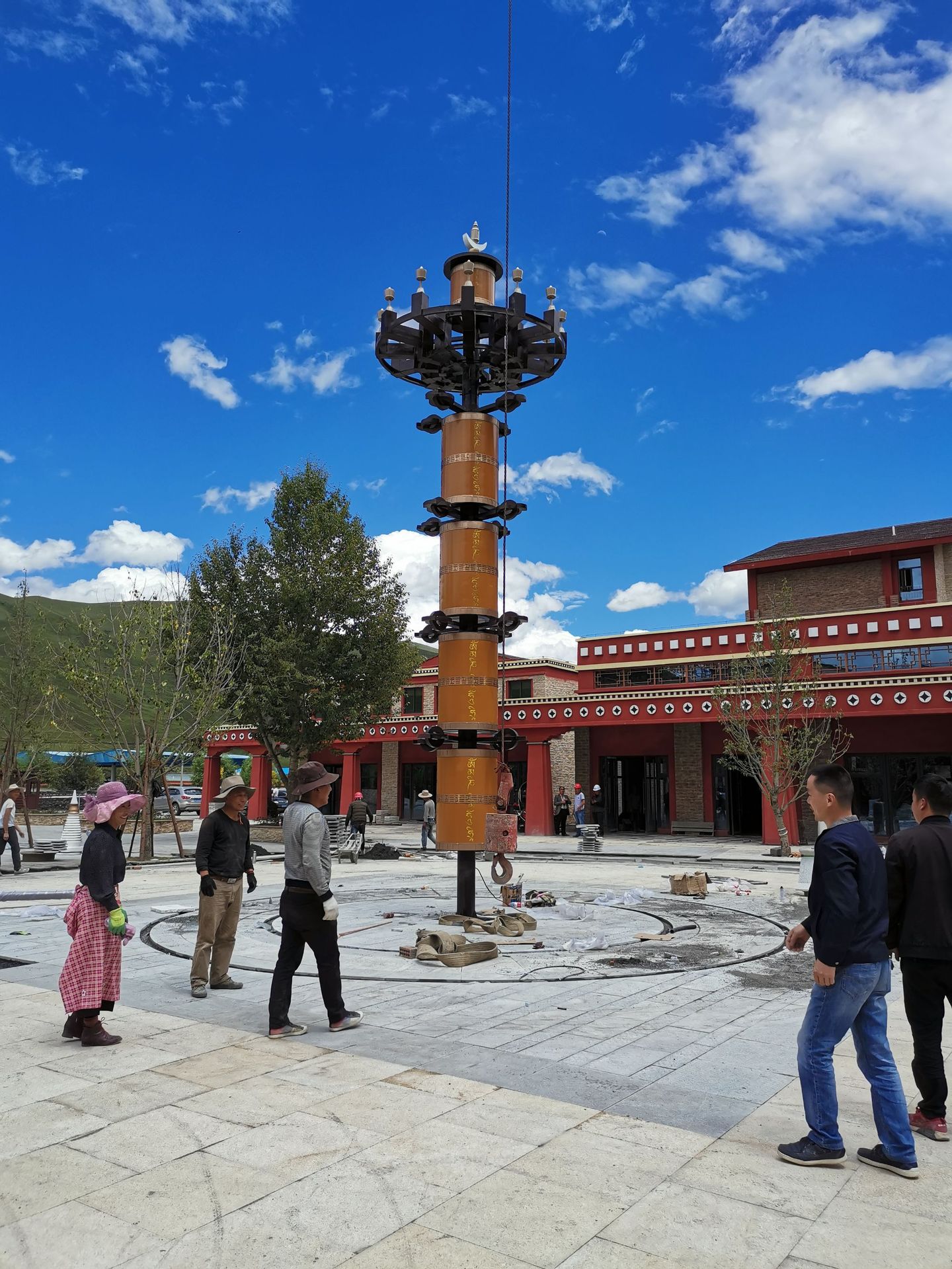 新都桥摄影天堂小镇景观灯丶藏式文化景观灯