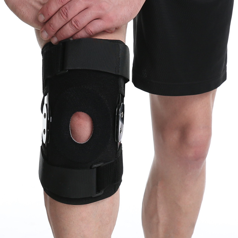 护膝运动男膝盖女士支撑固定关节疼专业健身护具护腿漆夏季髌骨带