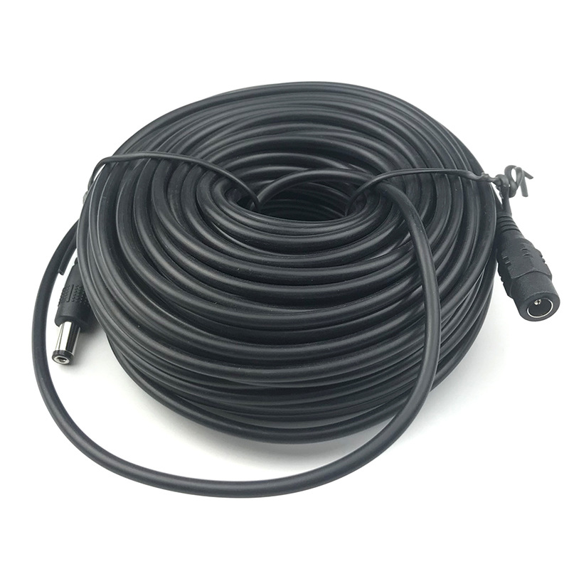 监控摄像头 电源延长线 dc12v公对母电源线 5.5x2.1mm公母线