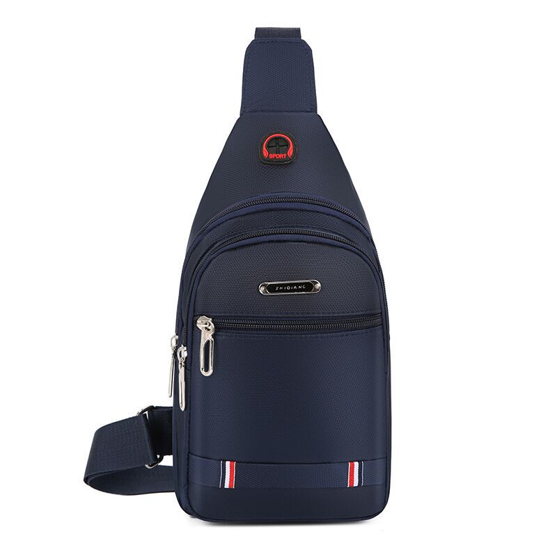 Factory Direct Sales Outdoor Travel Fashion Men's Cross-Border Small Chest Bag Polyester Messenger Bag Single-Shoulder Bag Trendy Casual