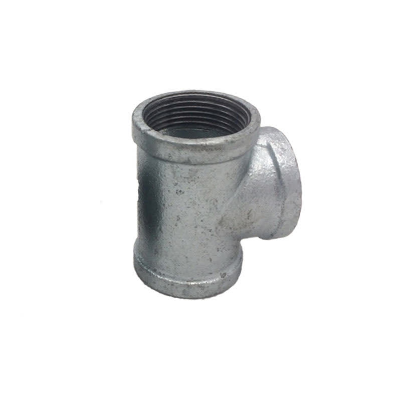 玛钢管件铸铁三通冷镀锌syt三通水暖接头晾衣架配件内丝三通