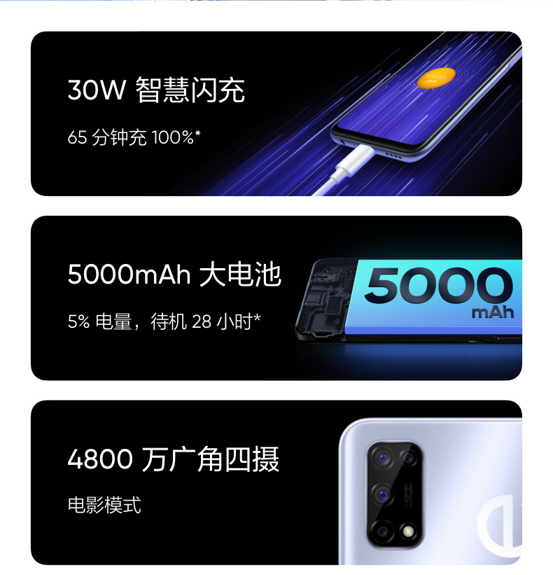 realme真我v5 oppo提供售后支持5g智能手机30w闪充5000ma官方批发