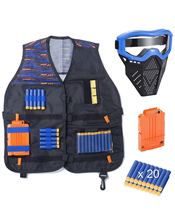 跨境亚马逊战术背心套装儿童游戏套装nref软弹背心厂家定制