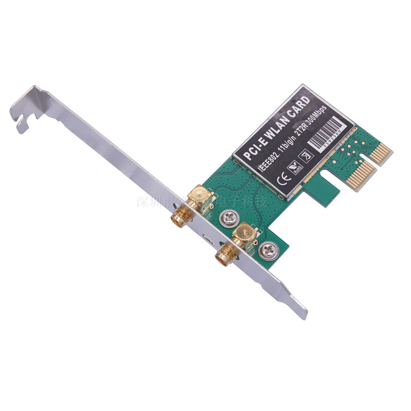 minipcie台式机无线接收器无线网卡300mbpspciewifi网卡