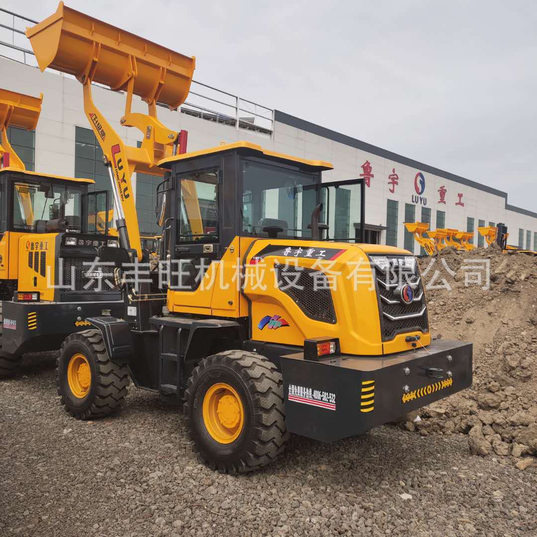 小型装载机机械装载机械 单缸四驱节油小铲车一机多用抓木机