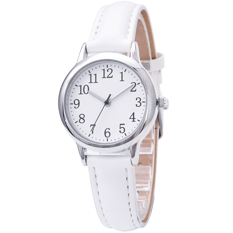 New Simple Fashion Women's Leather Belt Quartz Watch High-End Girl Student Small and Waterproof Belt Watch