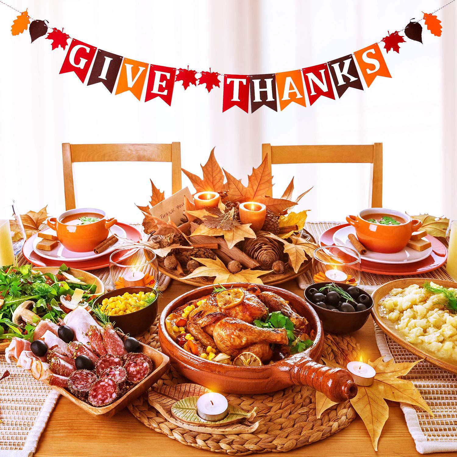 无纺布旗帜派对装饰挂饰 感恩节节pvc螺旋挂饰装饰品亚马逊热卖-阿里