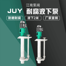 江南32JUY-10-10液下浓酸泵 工程塑料排污泵厂家 立式脱硫离心泵