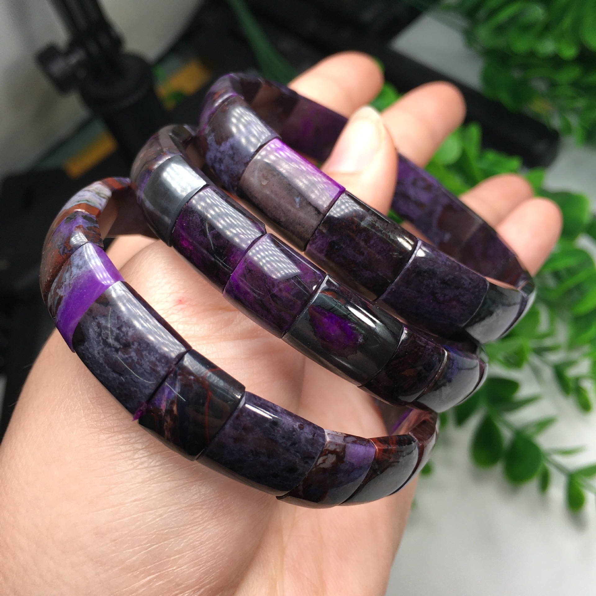 天然舒俱来手排 女款苏纪石手排 皇家舒俱来手镯形手排 厂家直销