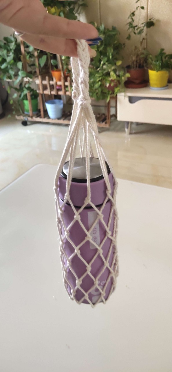 源头厂家直销纯棉复古尼龙杯子网兜,结实耐用美观大方,量大从优