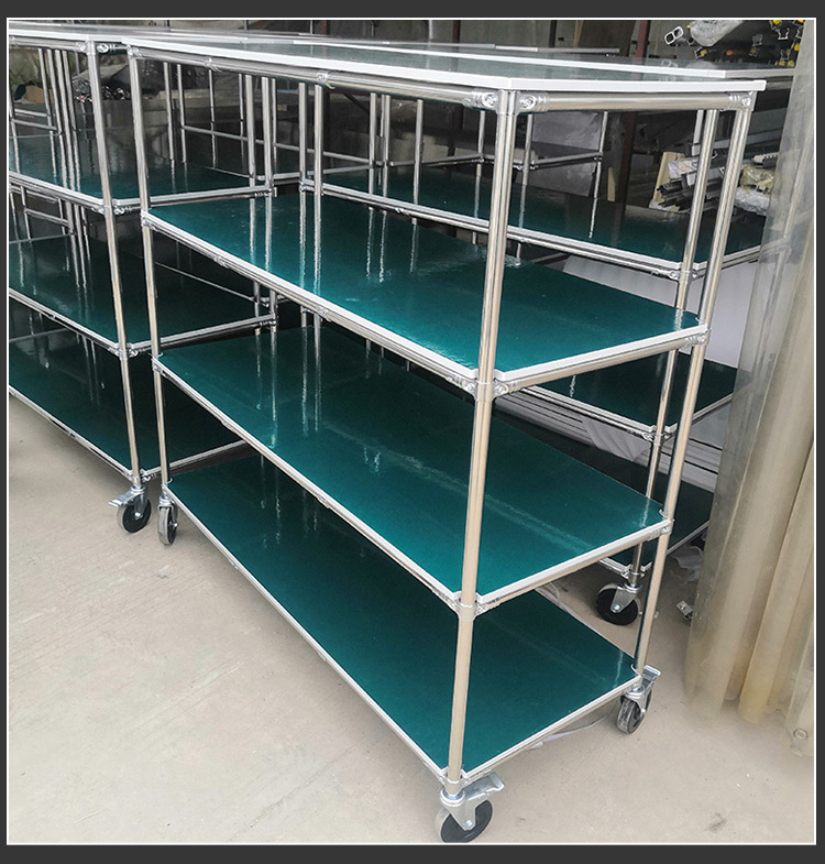 厂家供应多功能防静电手推车 精益管周转车 多层货架车工具车批发