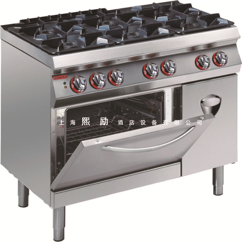 安吉洛普/angelopo燃气六头煲仔炉连对流式燃气焗炉和柜 2g1fa0gv